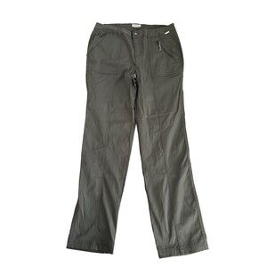 Avalanche Women's Hiking Lightweight Pants Outdoor Quick-drying Brown Gray Sz L